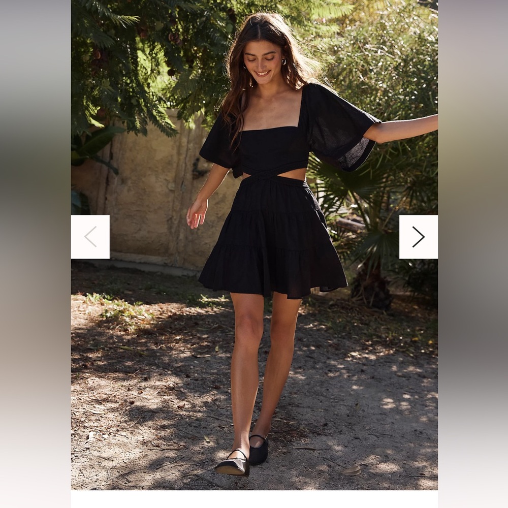 Free People Cross of Sunlight Mini Dress